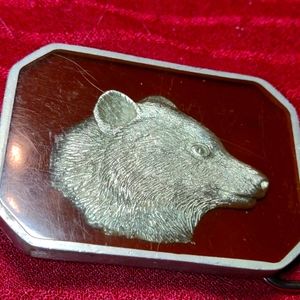 Vintage Bear Belt Buckle~JBGarton~Canada